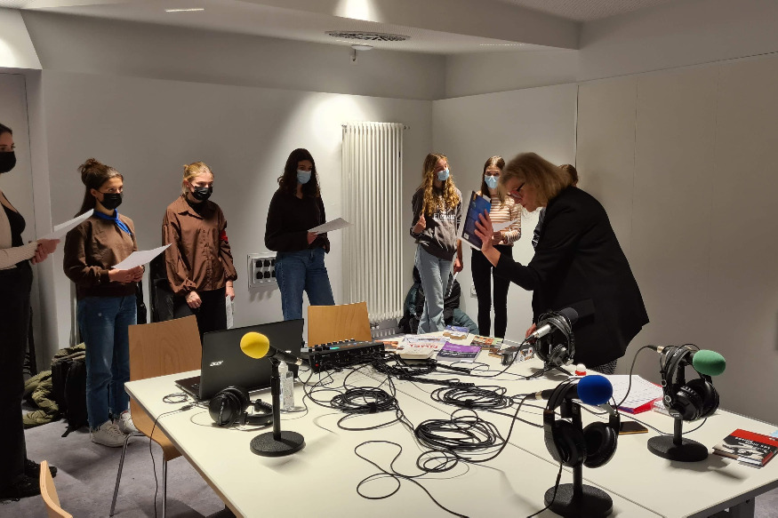 Atelier radio au prix Goncourt à l'Antipode
